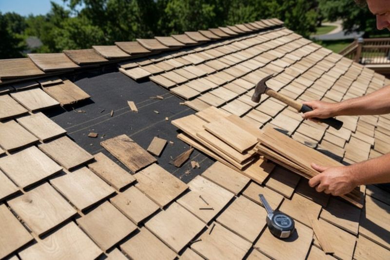 Wood Shingles Repair